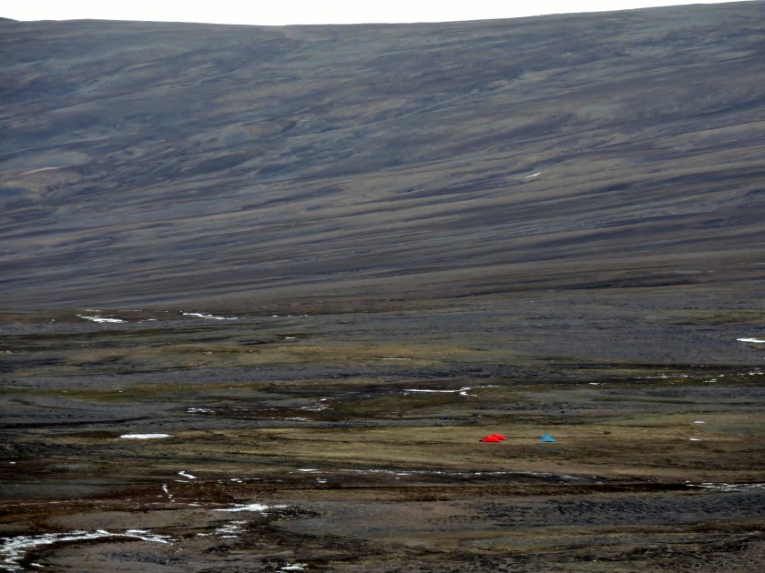 camp in Qausuittuq National Park